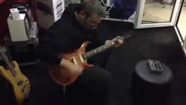 PRS Custom 24 1989 loaded with Throbak PG-102 “Peter Green” set with magnet flip. смотреть онлайн