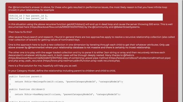 Laravel return all the ids of descendants смотреть онлайн
