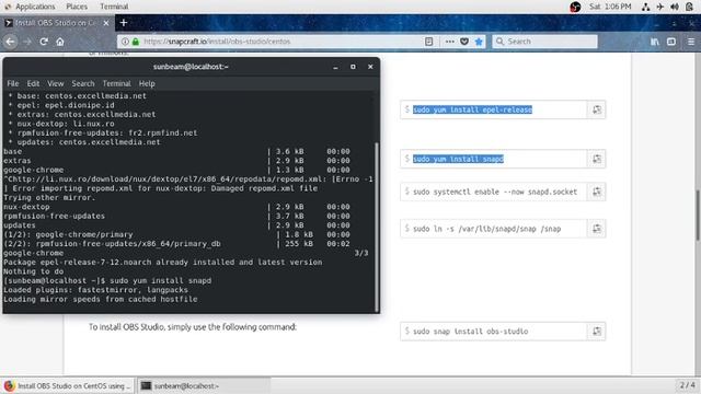 How to install OBS studios in CentOS 7 | linux смотреть онлайн