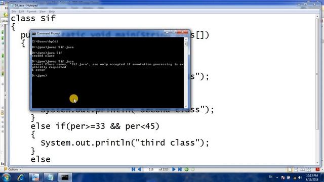 10 / if else if and switch statement in java (in hindi) смотреть онлайн