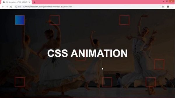 How To Make Animation Using CSS | Make Website With Animation In HTML And CSS Step By Step