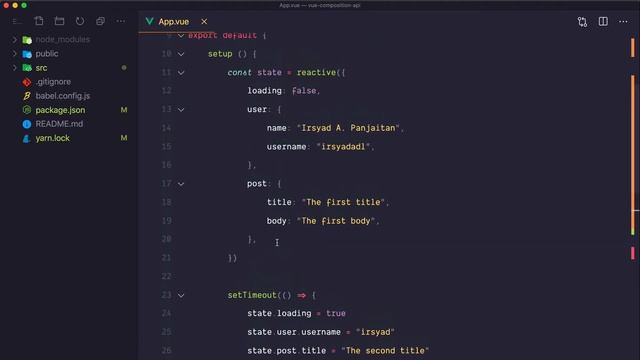 Komposisi API Dalam Vue 3 - 4 Coba kita pakai toRefs смотреть онлайн