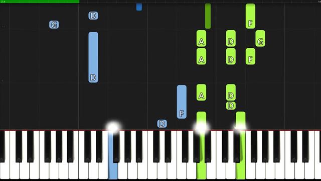 Dark Eyes I Black Eyes I Очи чёрные I Russian Folk Song Medium Piano Tutorial Sheet Music PDF I SLO смотреть онлайн