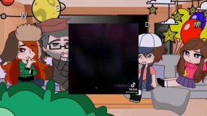 gravity falls react to fnaf tt |реакция гравити фолз на фнаф тт [гача] part 1/2