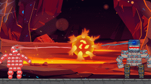 Красный шар уничтожает Боссов.