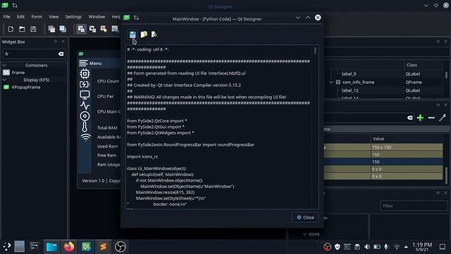 #14 Desktop App To Monitor All System Information | Python | PYQT | PYSIDE2/6 | PSUTIL Modern GUI U смотреть онлайн