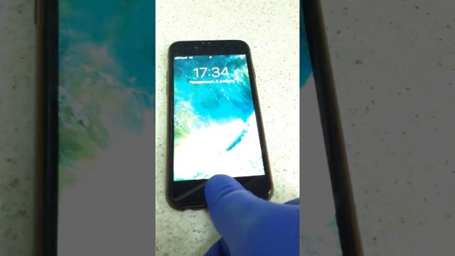 Touch ID, разблокировка в медицинских перчатках. iOS 11.2.5 смотреть онлайн