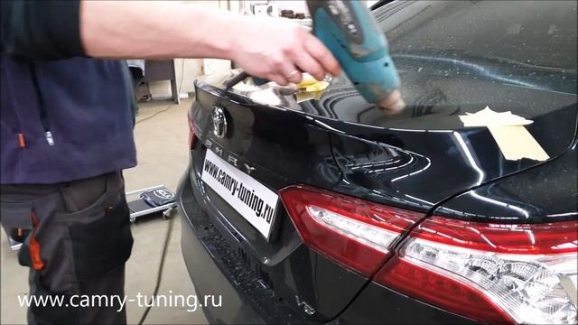 Установка спойлера на Camry V70 - Автотехцентр Camry Tuning смотреть онлайн