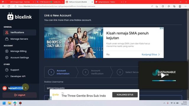 How To Verify With Bloxlink - Discord Tutorial смотреть онлайн