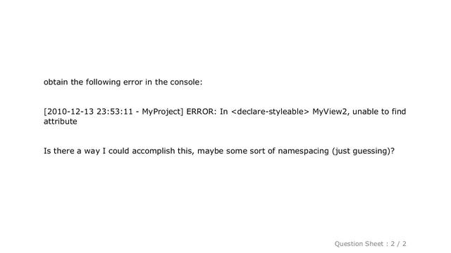 Android : Same-named attributes in attrs.xml for custom view смотреть онлайн