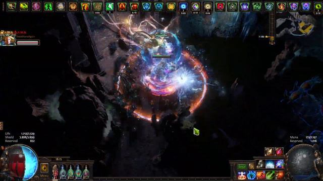 Poe 3.21 Spark Inquisitor with Aurabot Duo, Delve 800+, gameplay showcase смотреть онлайн