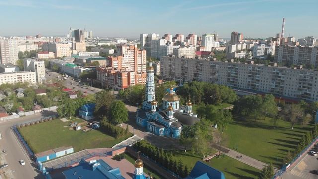Полеты над Уфой. Кафедральный собор Рождества Пресвятой Богородицы.DJI MAVIC AIR смотреть онлайн