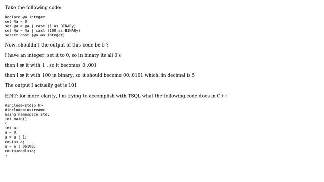 Databases: Bitwise operations in TSQL (2 Solutions!!) смотреть онлайн