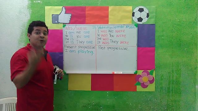 Past progressive "was / were". - Pasado progresivo. смотреть онлайн