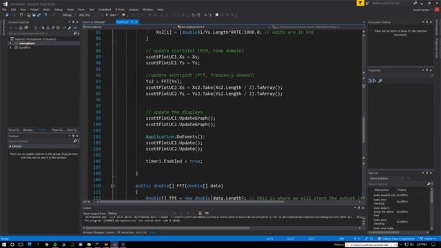 Realtime Microphone Audio FFT Graph with C# смотреть онлайн