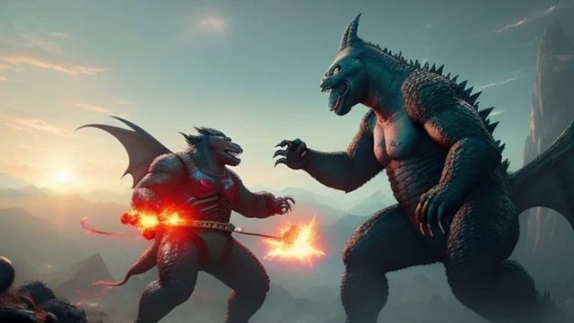 Clash of Titans: Godzilla vs. King Kong - A Battle for the Ages #godzila #kingkong смотреть онлайн
