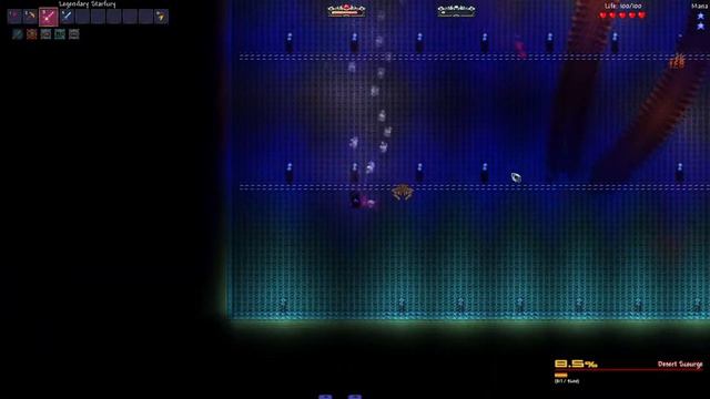 Terraria Calamity Mod - Desert Scourge - Malice Mode No-Hit смотреть онлайн