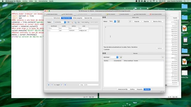 Curso de Python 03 Conexion con SQLite смотреть онлайн