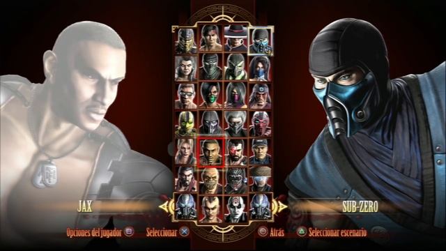 Mortal Kombat 9: Selección de Personajes смотреть онлайн
