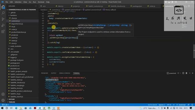 CRUD Operation for customers using Commercetools JS SDK | Create, Update and Delete For Customers E смотреть онлайн