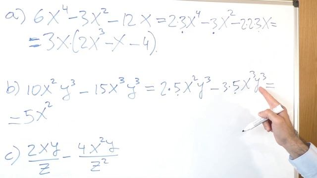 FACTORIZAR EXPRESIONES ALGEBRAICAS. Método de sacar factor común смотреть онлайн