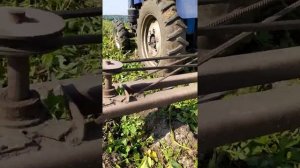 Самодельная косилка для картофельной ботвы на мини трактор