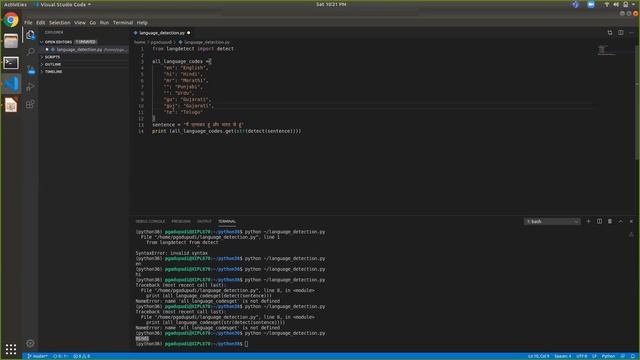 Multiple language detection using python смотреть онлайн