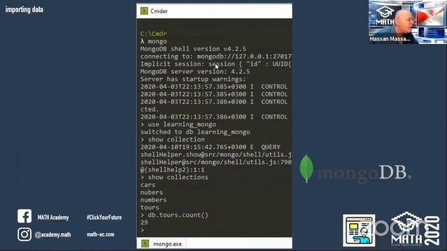 importing data to MongoDB = استيراد البيانات إلى قاعدة смотреть онлайн
