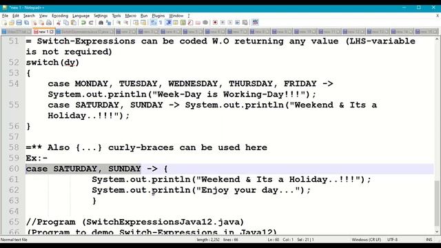 Java Switch Expressions (preview) in Java12 || Java Switch Case || Java 12 New Features || #371 смотреть онлайн
