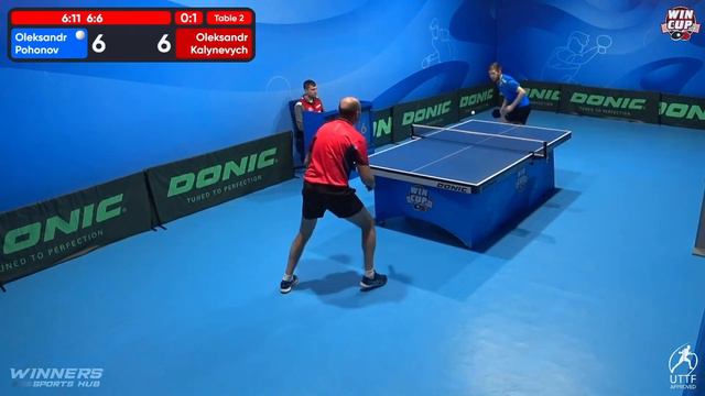 13:15 Oleksandr Pohonov  0-3 Oleksandr Kalynevych West 2 WIN CUP 27.05.2023 | TABLE TENNIS WINCUP