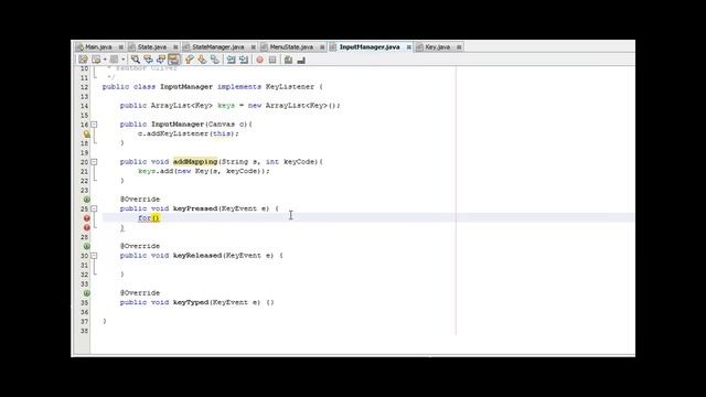 Input Manager - #6 - General Java Game Development Tutorials смотреть онлайн
