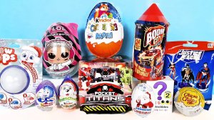 СЮРПРИЗ MIX! Pocket Titans, Машинки BOOM City Racers, DC,Фиксики, Куклы LOL Unboxing Kinder Surprise