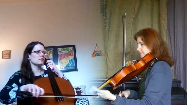 Folk Viola And Cello Duet - Horses' Brawl / Bransle De Chevaux