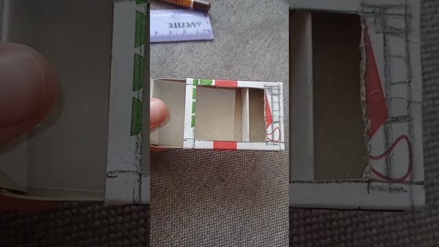 Идея что можно сделать из спичечного коробка. Видео моё!!! смотреть онлайн