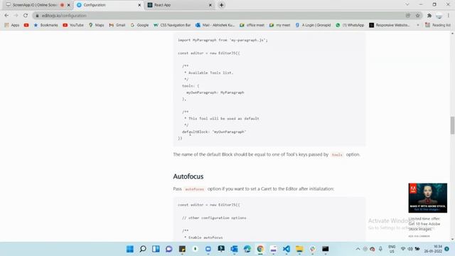 Editor.Js Configuration and installation | Tutorial-1 | HTML Page Editor | смотреть онлайн