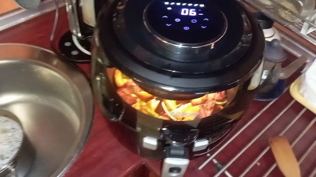 Аэрогриль Kitfort kt 2246 пробный запуск  китфорт аэрогриль kitfort