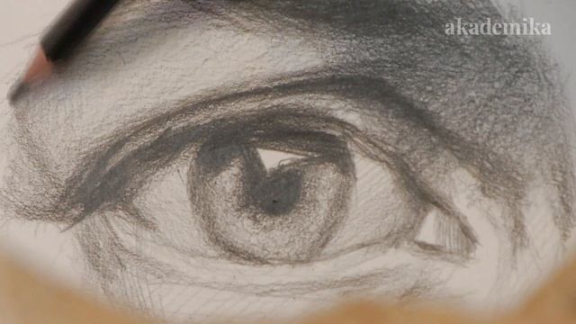 Как рисовать глаз | REAL TIME смотреть онлайн