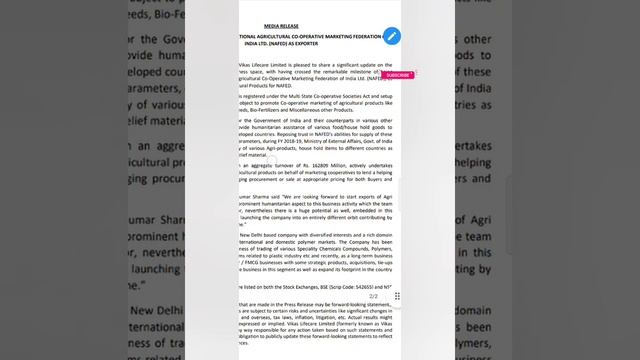 ??लो आ गई खबर ?VIKAS LIFECARE LATEST NEWS ?BIG DEAL? #stockmarketgyan #stockmarketnews ?? смотреть онлайн