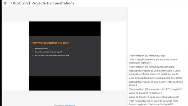GSoC 2021 Voice Channels смотреть онлайн