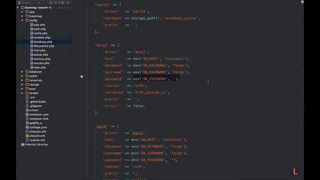 Урок №6 по Laravel 5 от Jeffrey Way на Русском. Среды и настройки смотреть онлайн