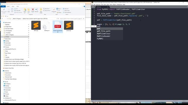 How to extract specific pages from a PDF and save as a separate PDF using Python | Python Tutorial смотреть онлайн