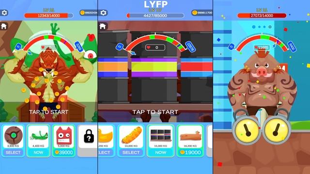 Tough Man vs Dog Man vs Pig Man - All Levels Who will WIN?