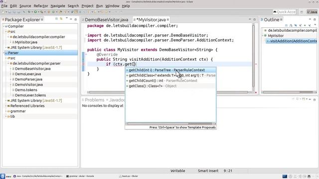Let's build a compiler #3 Unser erster parse tree visitor - Compilerbau ANTLR Tutorial deutsch HD смотреть онлайн