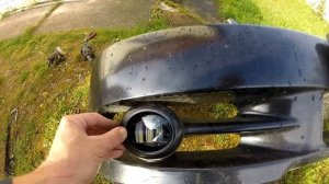 УСТАНОВКА  ПТФ ОТ КАЛИНЫ НА  НА HYUNDAI SONATA