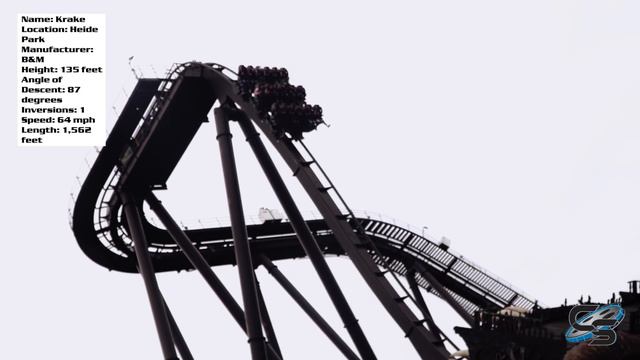 Krake Review Heide Park B&M Mini Dive Coaster