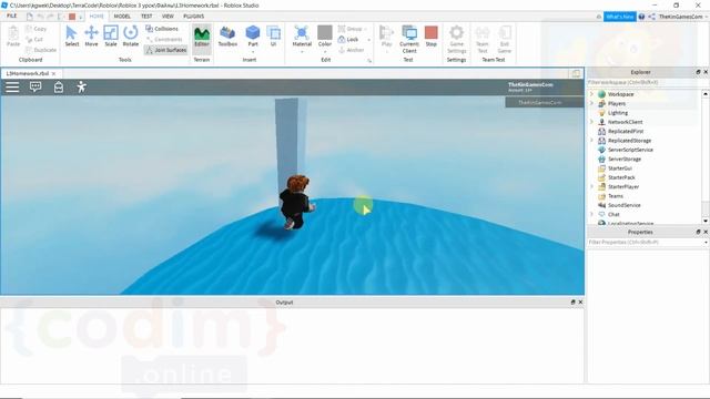 #Roblox_Studio Урок 3_10 - Домашнее задание. Школа-программирования Codim.online для детей 5-17 лет смотреть онлайн