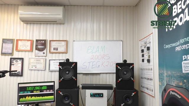 BLAM RELAX 200RS+STEG K 2 03 кристальная мощность. Полный тест. смотреть онлайн