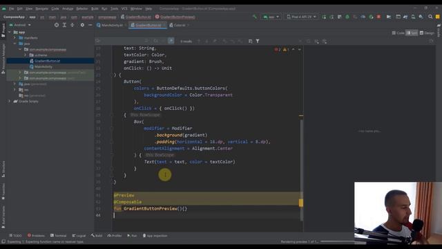 Gradient Button - Jetpack Compose смотреть онлайн