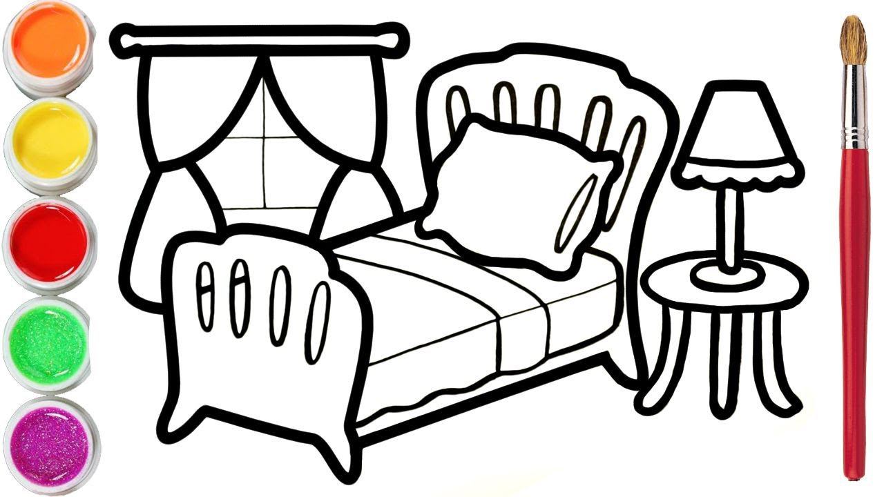Bolalar Uchun To'shakni Qanday Chizish Mumkin/Cómo Dibujar Una Cama Para Niños