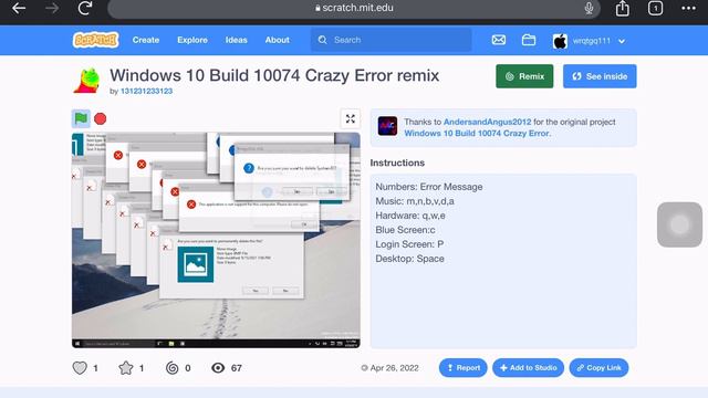 Windows 10 crazy error 2 смотреть онлайн